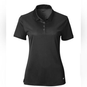 Nike Golf Women’s black Dri-fit Victory Polo short sleeve shirt top Black | M